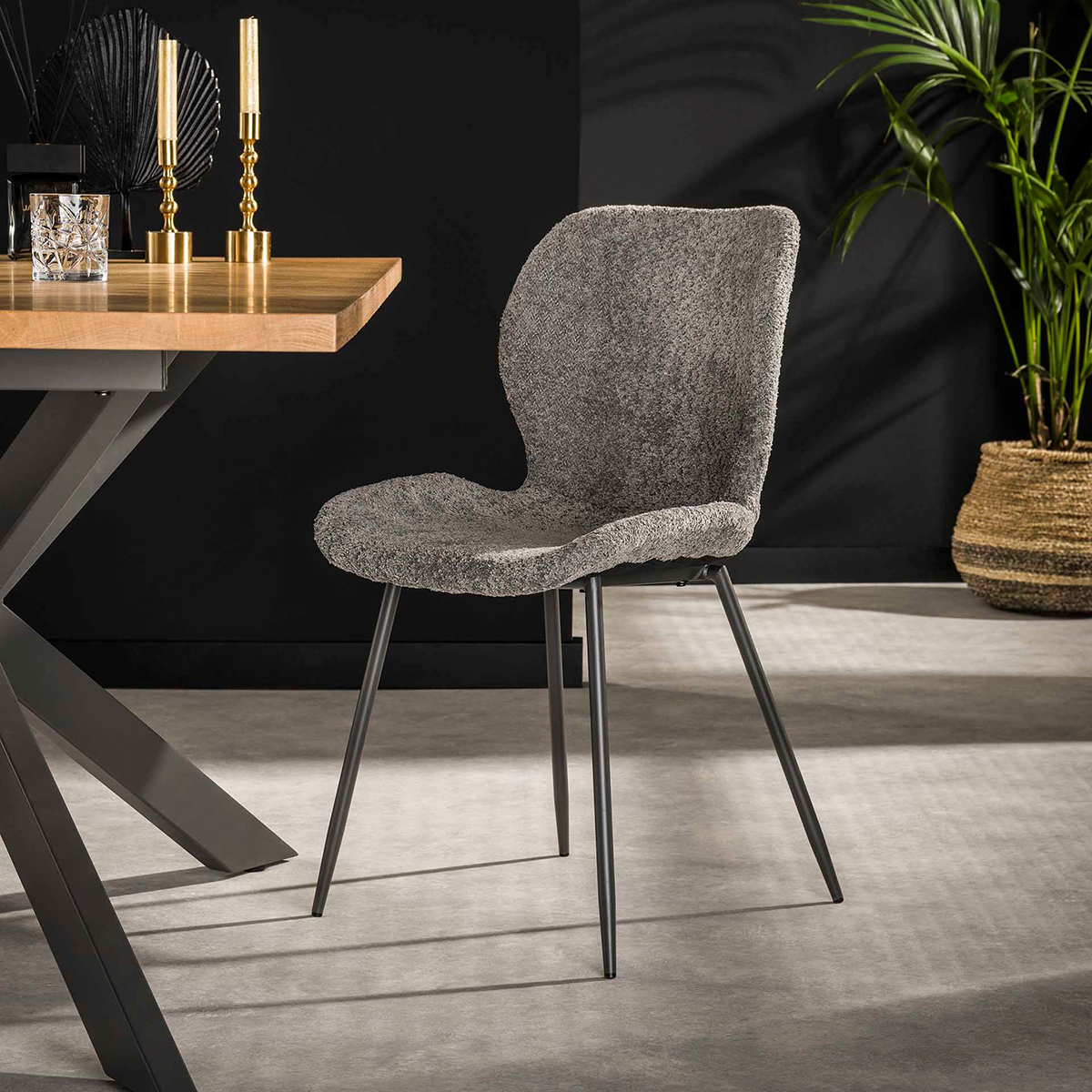 Stoel Maidstone Bouclé Zand