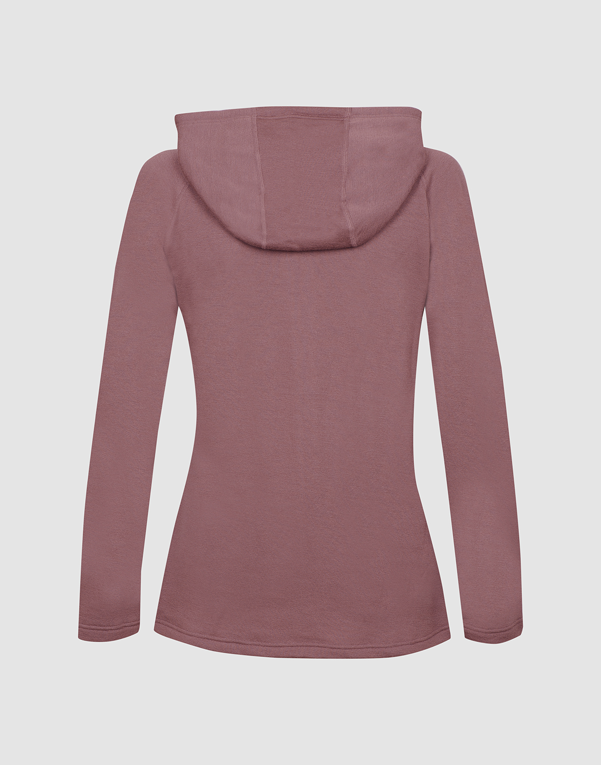 Vest met capuchon van merinowollen terry voor dames