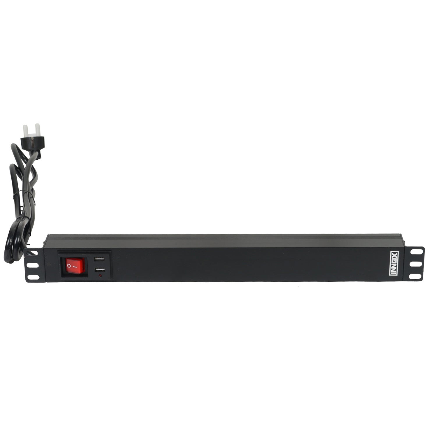 Innox RPD R8F-FS-USB 19 inch stroomverdeler met USB penaarde