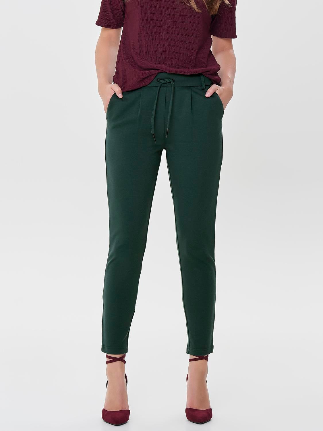 ONLPOPTRASH Mittlere Taille Normal geschnitten Klassische Hose Green Gables