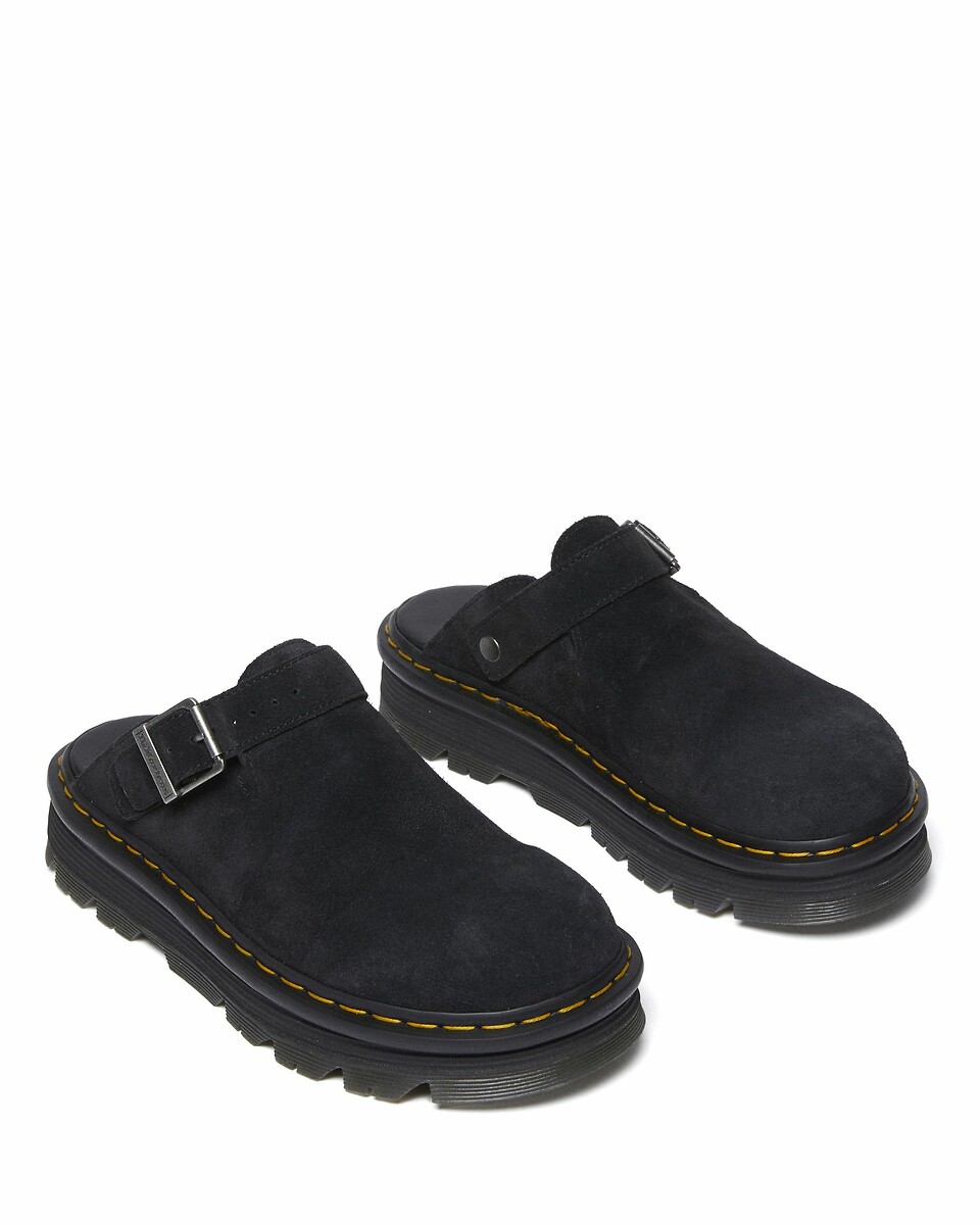 DR. MARTENS<br>Mules de camurça fechadas ZebZag