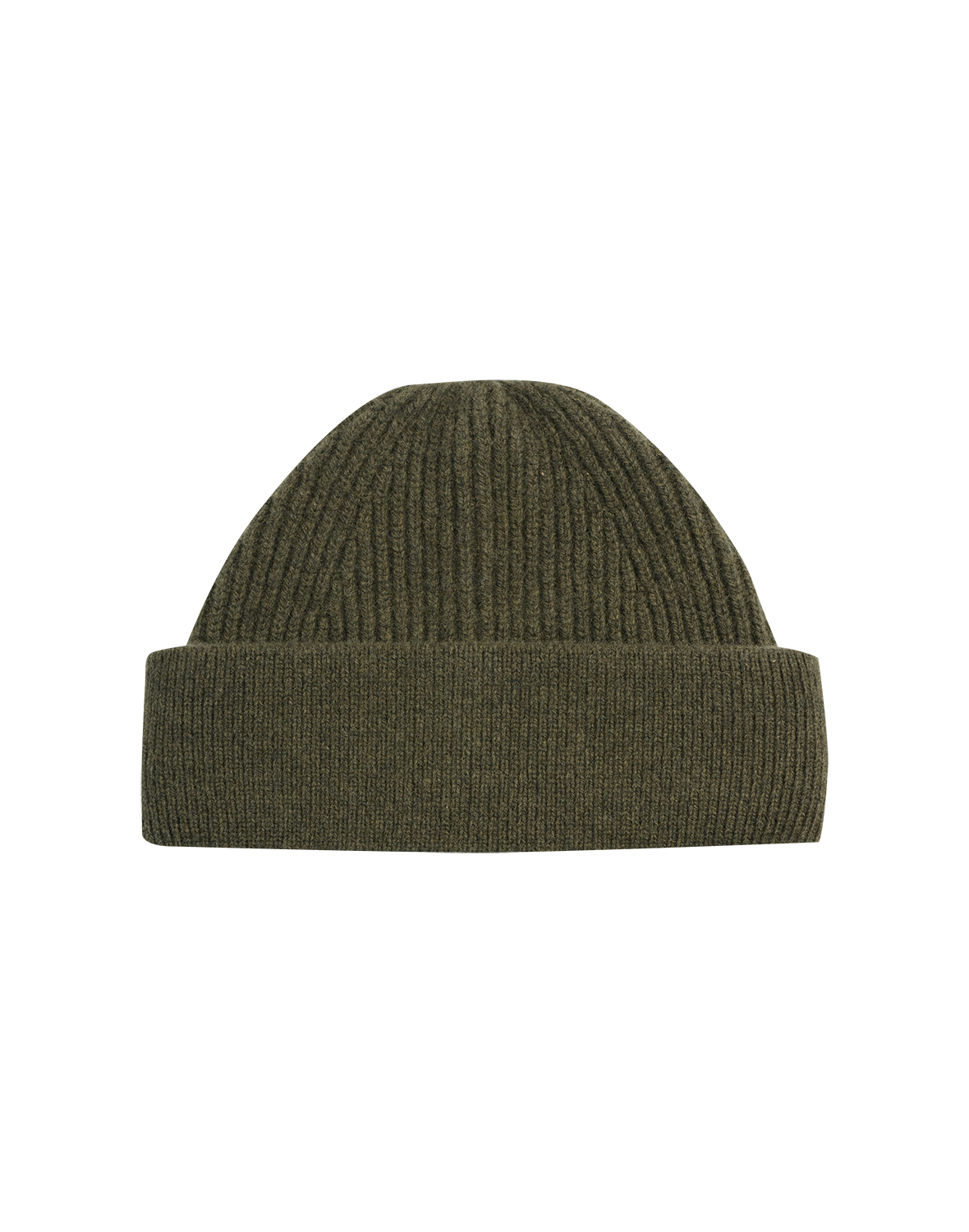 Beanie in lamswol in Donker marineblauw