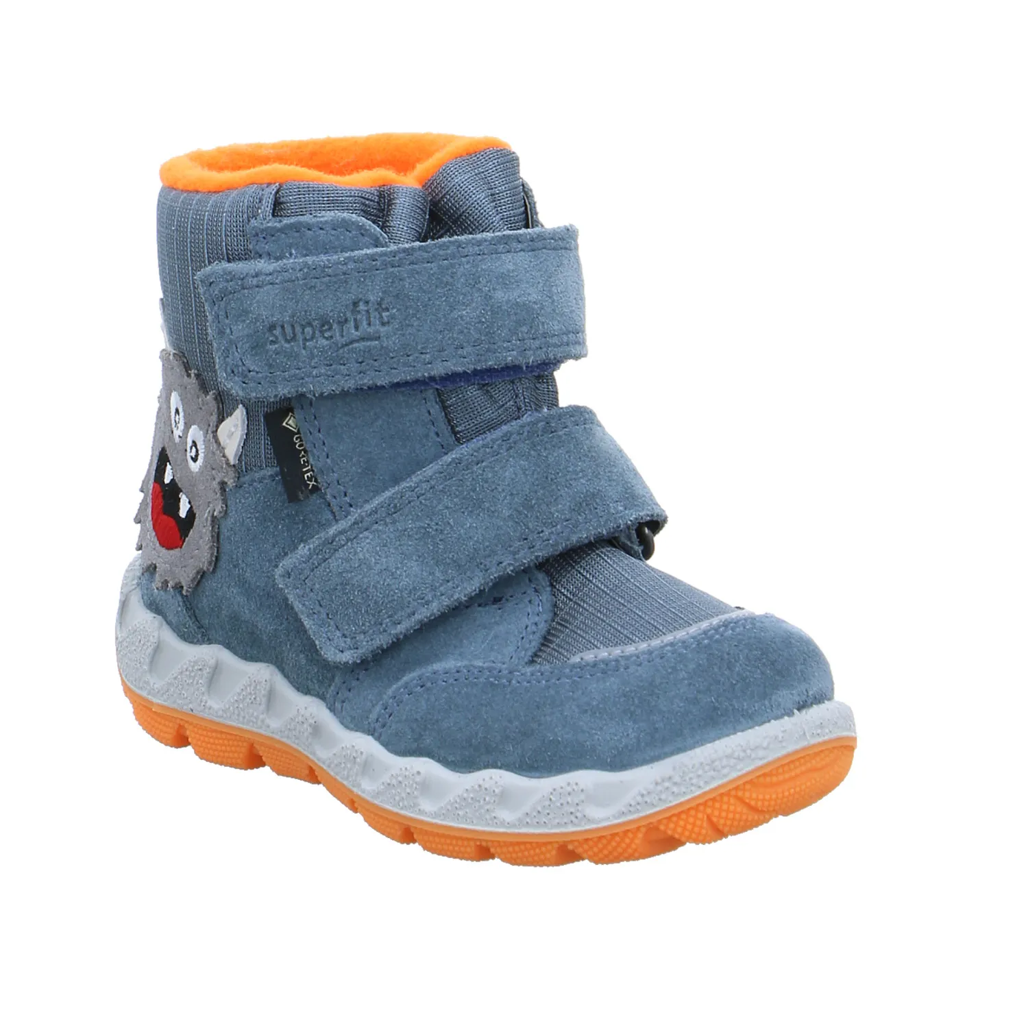 SUPERFIT Kleinkinder-Snowboot  Membran Hellblau Textil  Baby-Winterstiefel Unisex