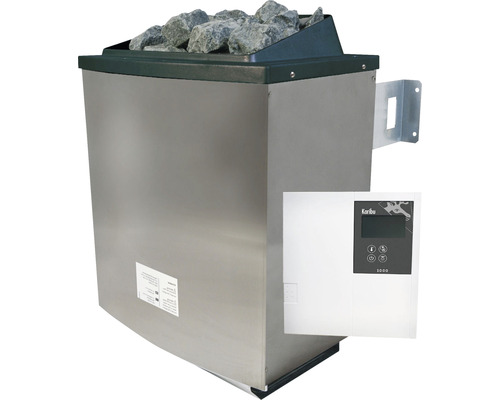Karibu 9 kW saunakachel met externe bediening, Klassiek Fins