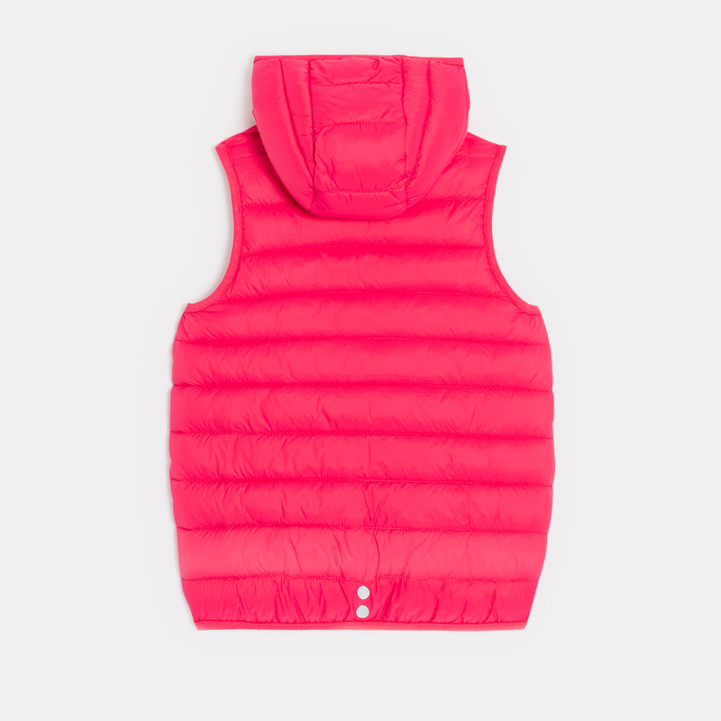 Doudoune light sans manches rose Fille