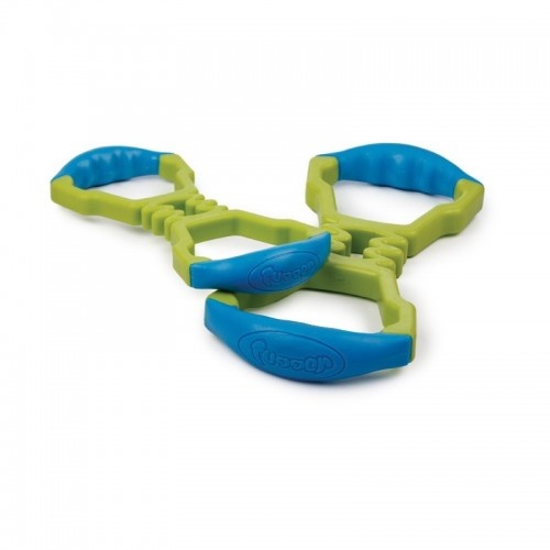 Brinquedo Elástico Tugger All for Paws para Cães, Azul e Verde