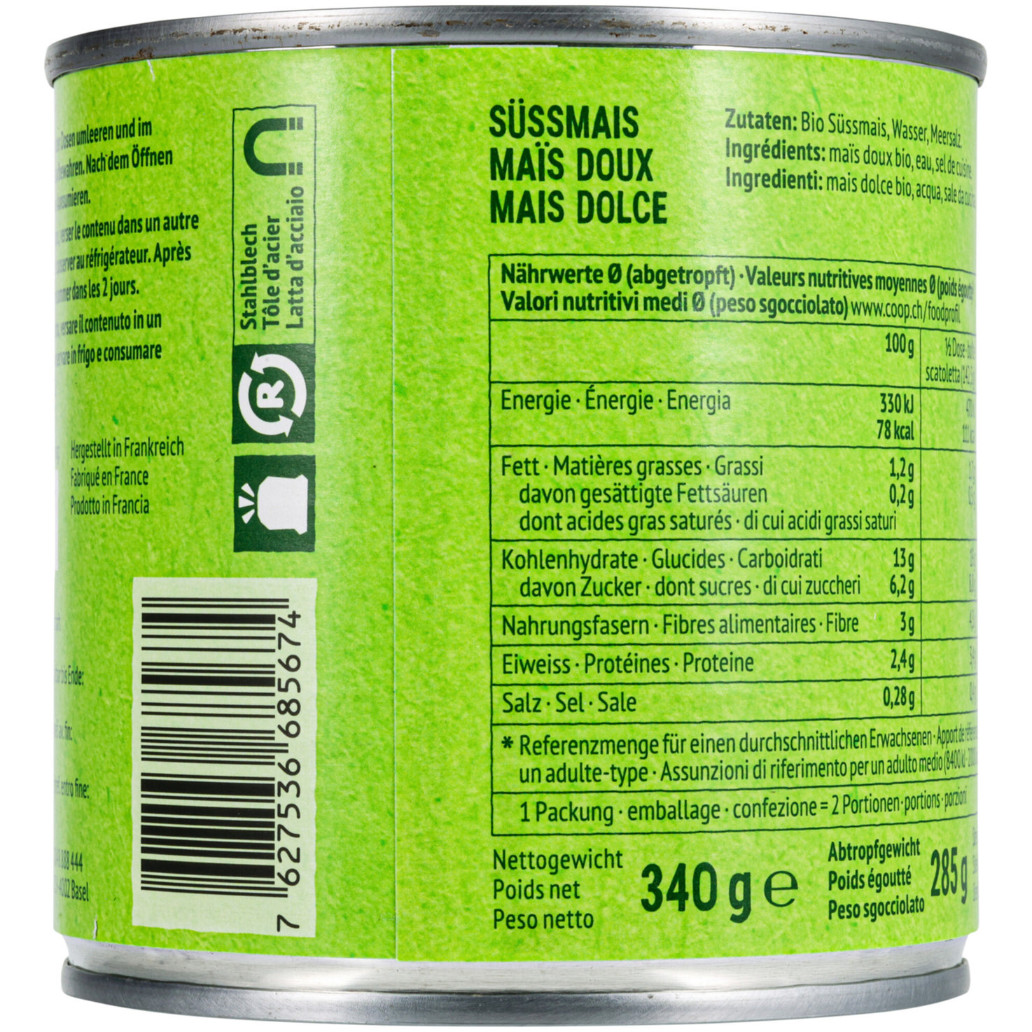 Bio 365 Süssmais