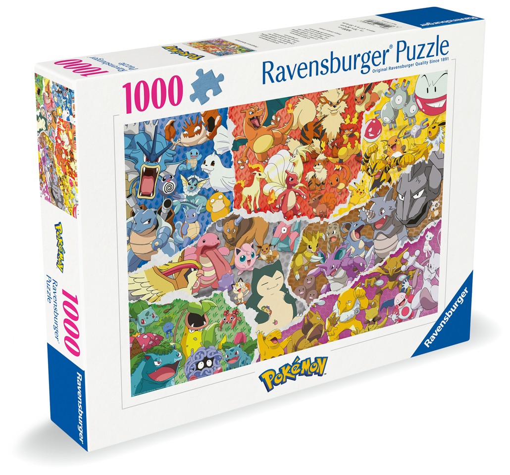 Ravensburger - Puslespil Pokémon Adventure 1000 brikker