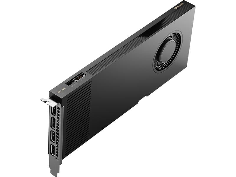 PNY Grafikkarte NVIDIA RTX 4000 Ada Generation 20 GB Professionelle Raytracing-GPU mit 20 GB GDDR6-Speicher