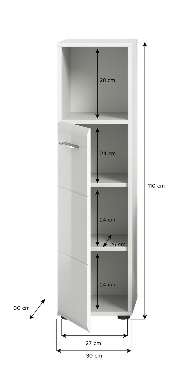 MID.YOU Standschrank ICE