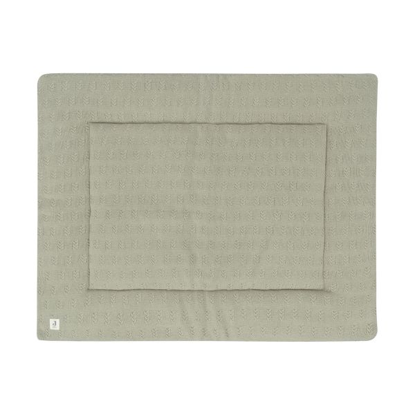 Jollein Grain Knit Boxkleed - 75 x 95 cm - Oatmeal