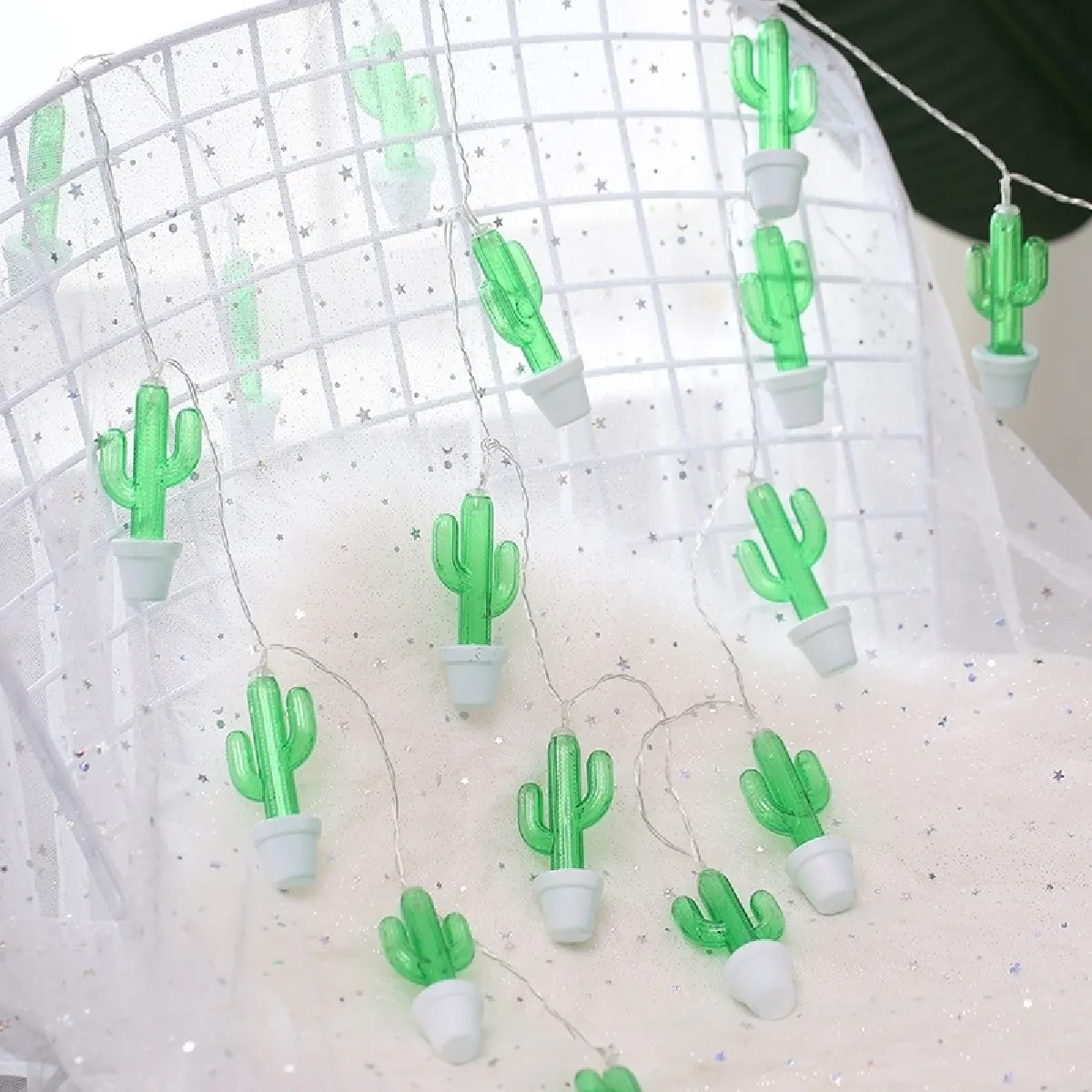 Wewoo Guirlande LED 3m - Cactus