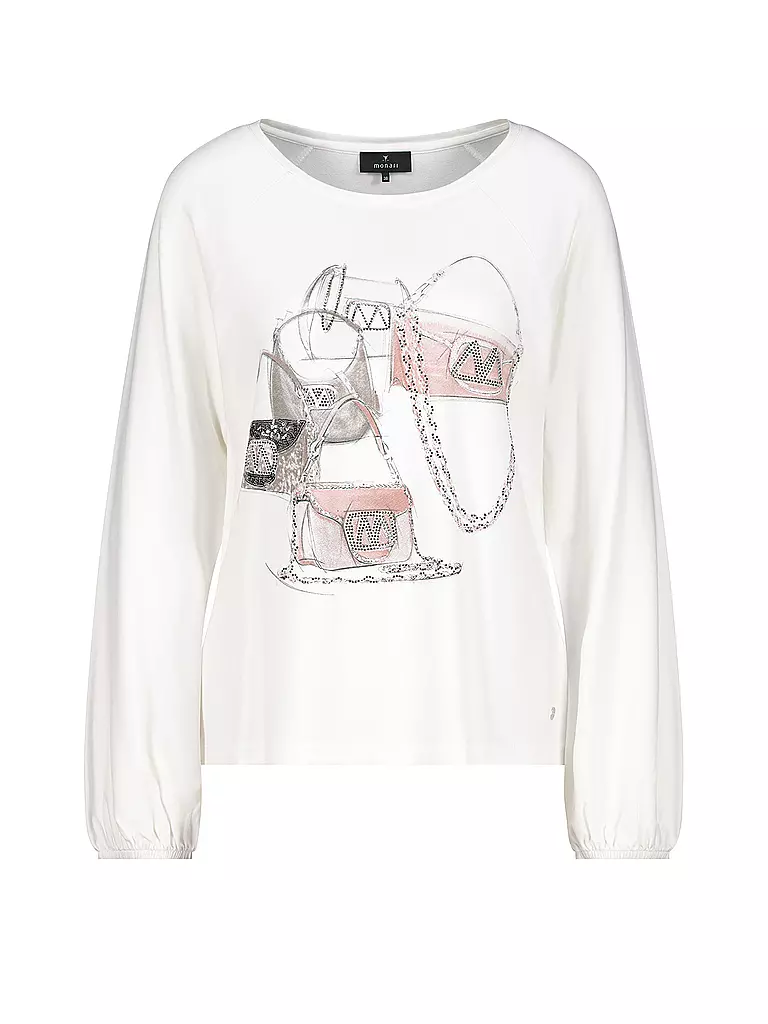 MONARI Langarmshirt  creme