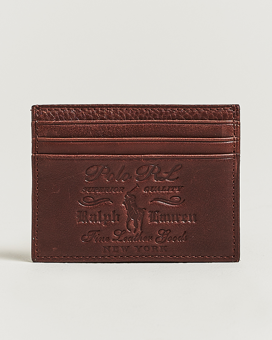 Polo Ralph Lauren Washed Heritage Card Case British Tan