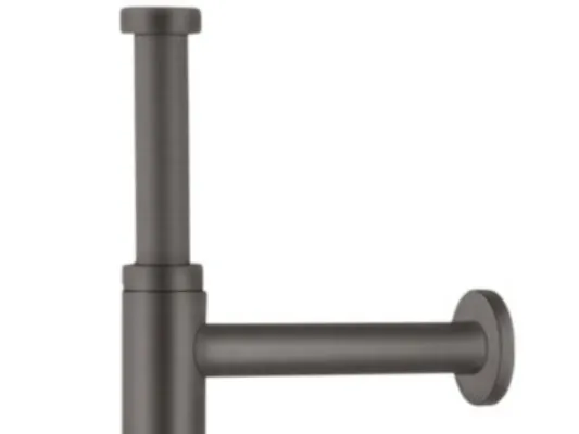 hansGrohe Flowstar S designvandlås, børstet sort krom
