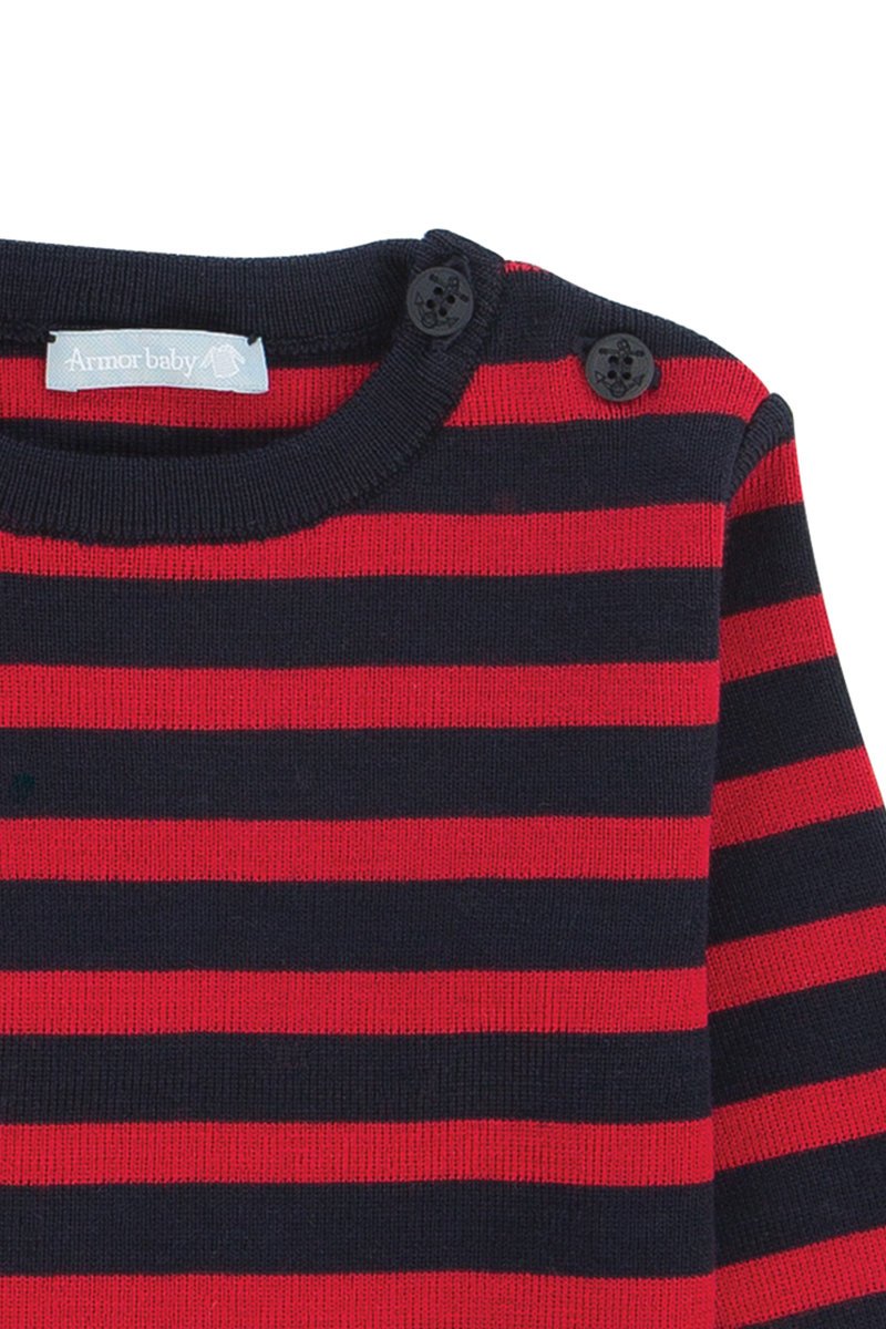 Pull marin rayé 