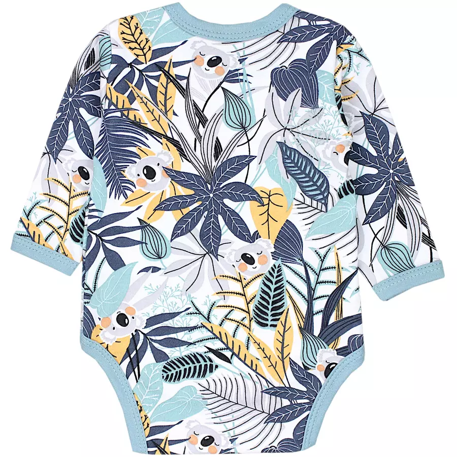 TupTam Baby Langarm Wickelbody im 5er Set orange