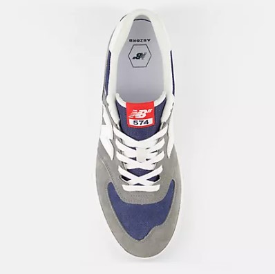 New Balance Numeric Numeric 574 Vulc Grey White 8 US / 41.5 EU