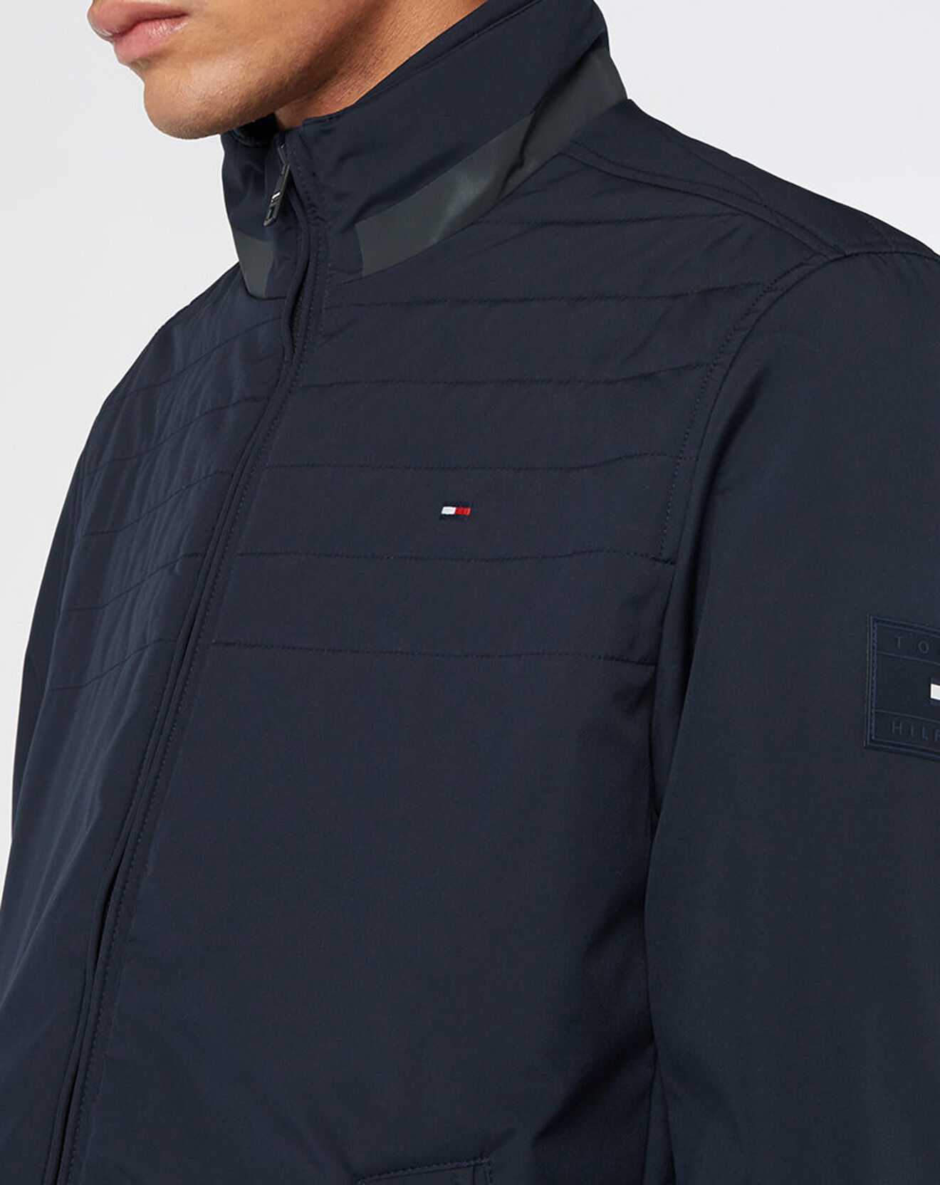 Tommy Hilfiger Blouson Double Col bleu marine