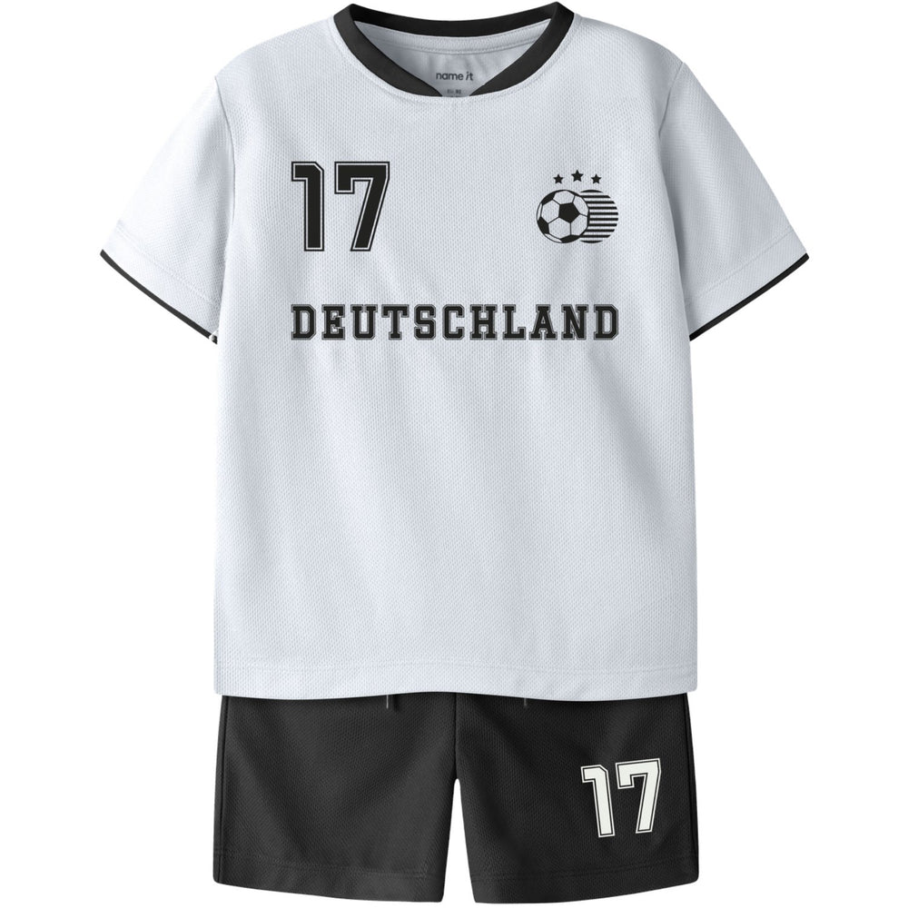Køb Name It Bright White Nmnhiteam Shorts Sæt