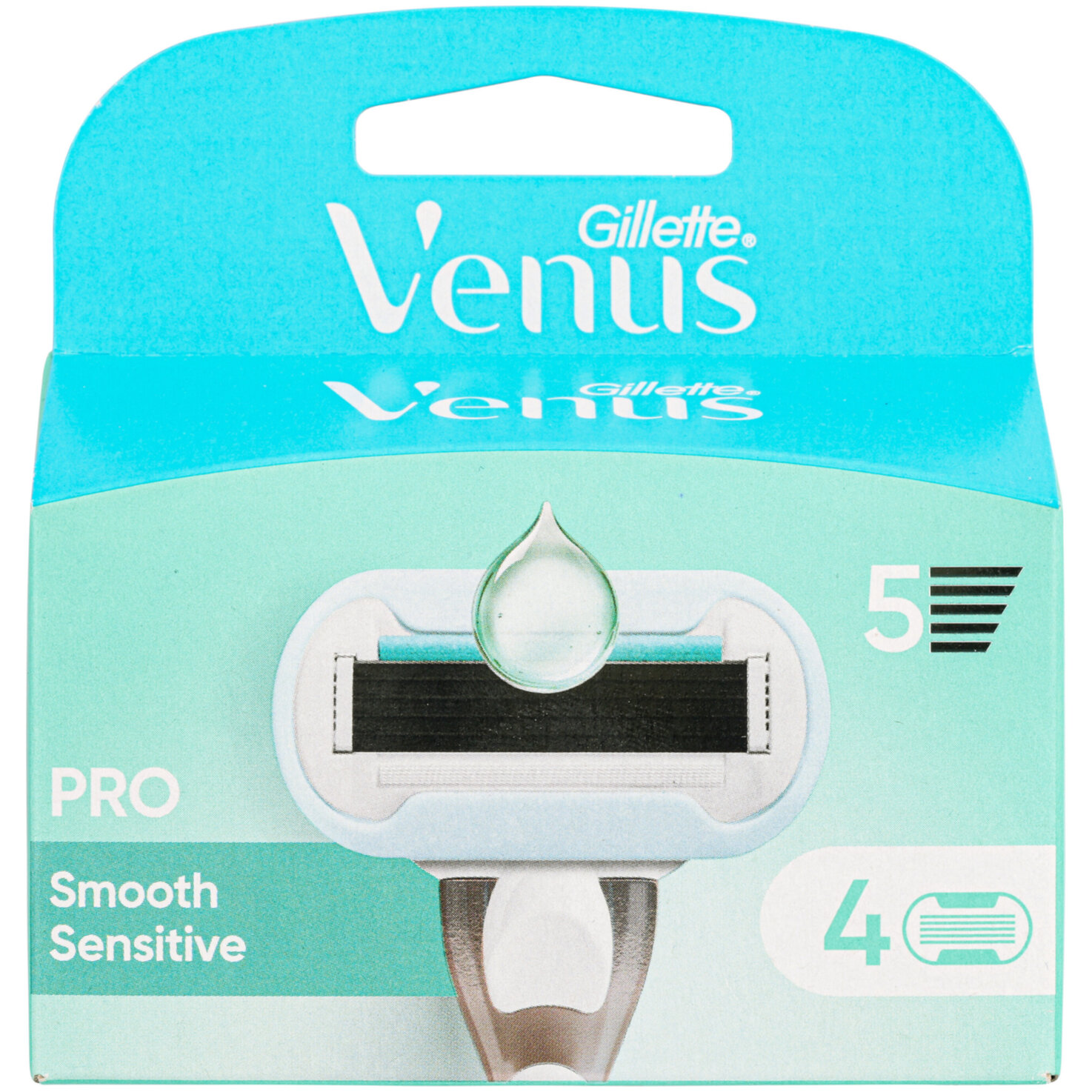 Venus GILLETTE Klingen Pro Smooth Sensitive System 4er - SmartBox