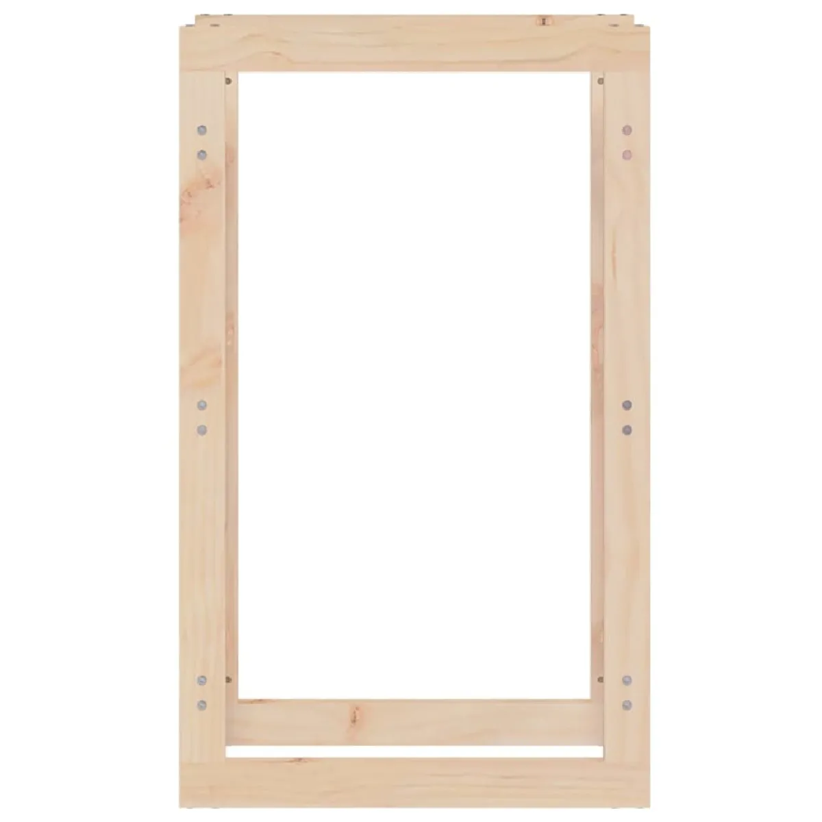 vidaXL Support bois de chauffage 60x25x100 - Pin massif