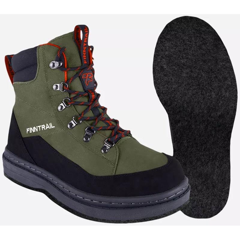 Chaussures De Wading Finntrail Greenwood Khaki 5224