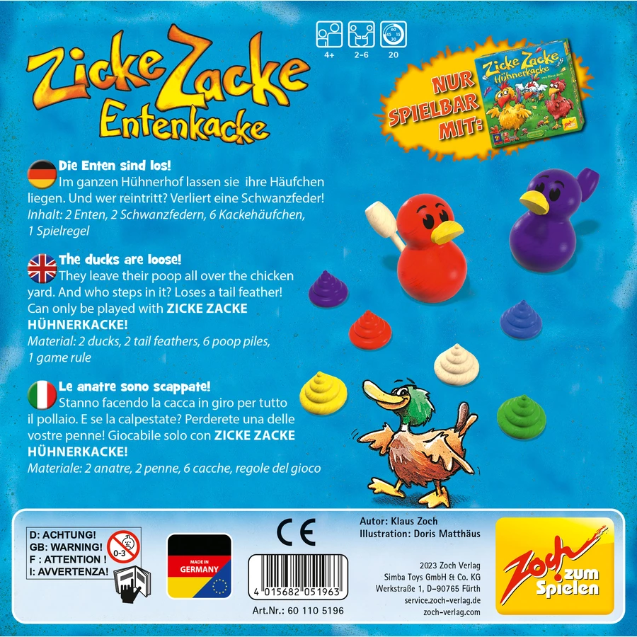 Noris Zicke Zacke Entenkacke