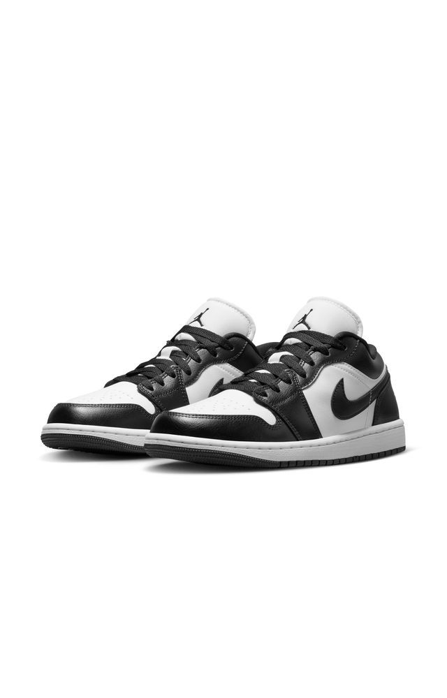 Chaussures Nike Air Jordan 1 Low Blanc & Noir pour femme