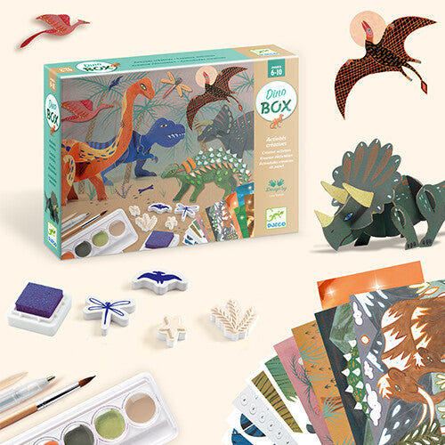 Djeco knutselset zes activiteiten - dinosaurussen