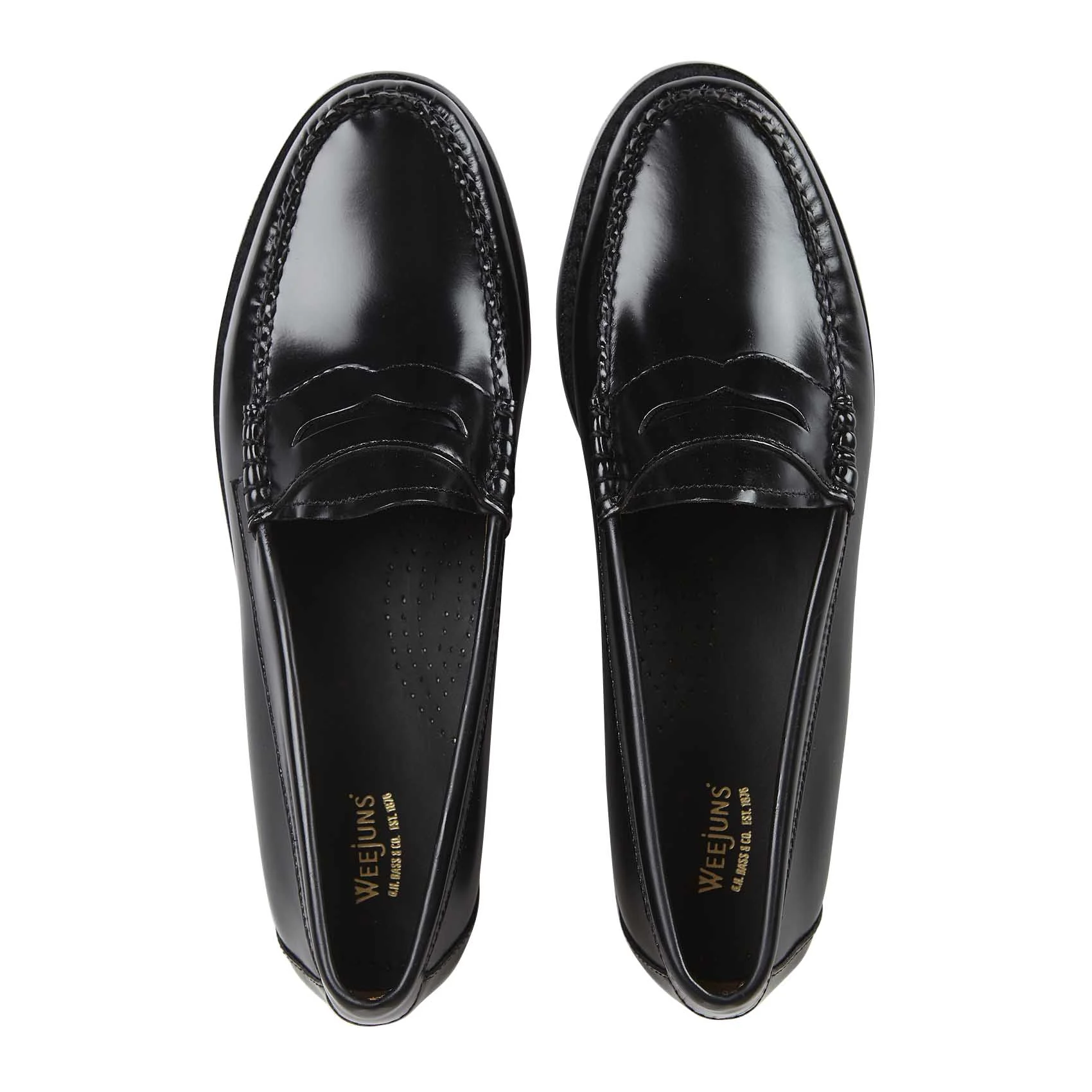 Mocassins en cuir| Noir