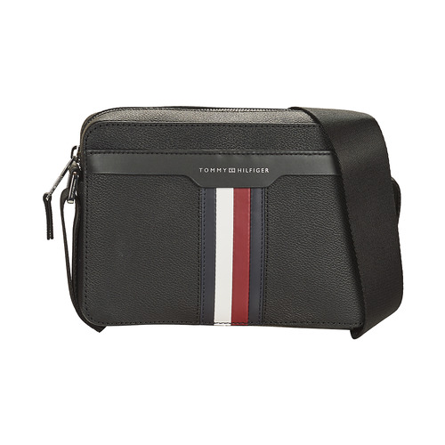 Tommy Hilfiger - TH COATED CANVAS COMPUTER BAG - Noir