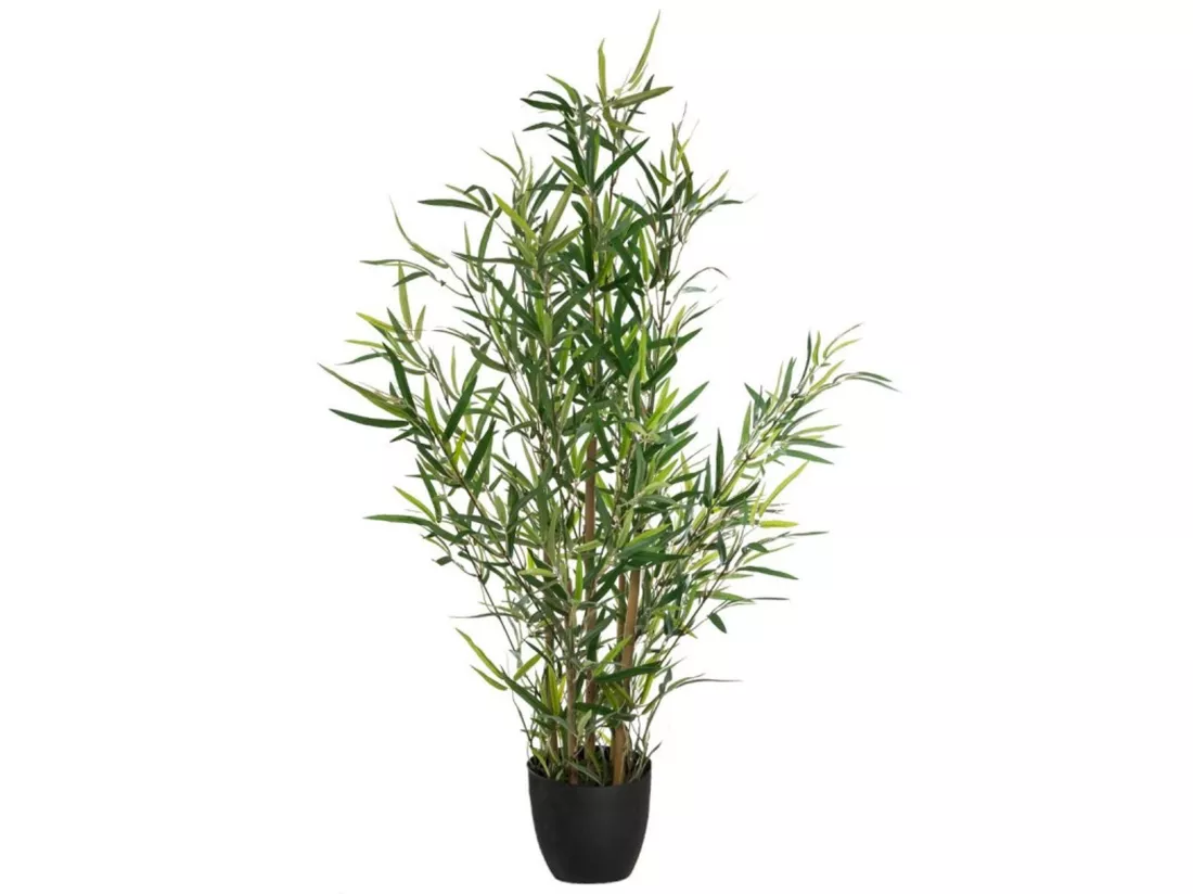 Bambou artificiel l.63 x d.55 x h 90, vert