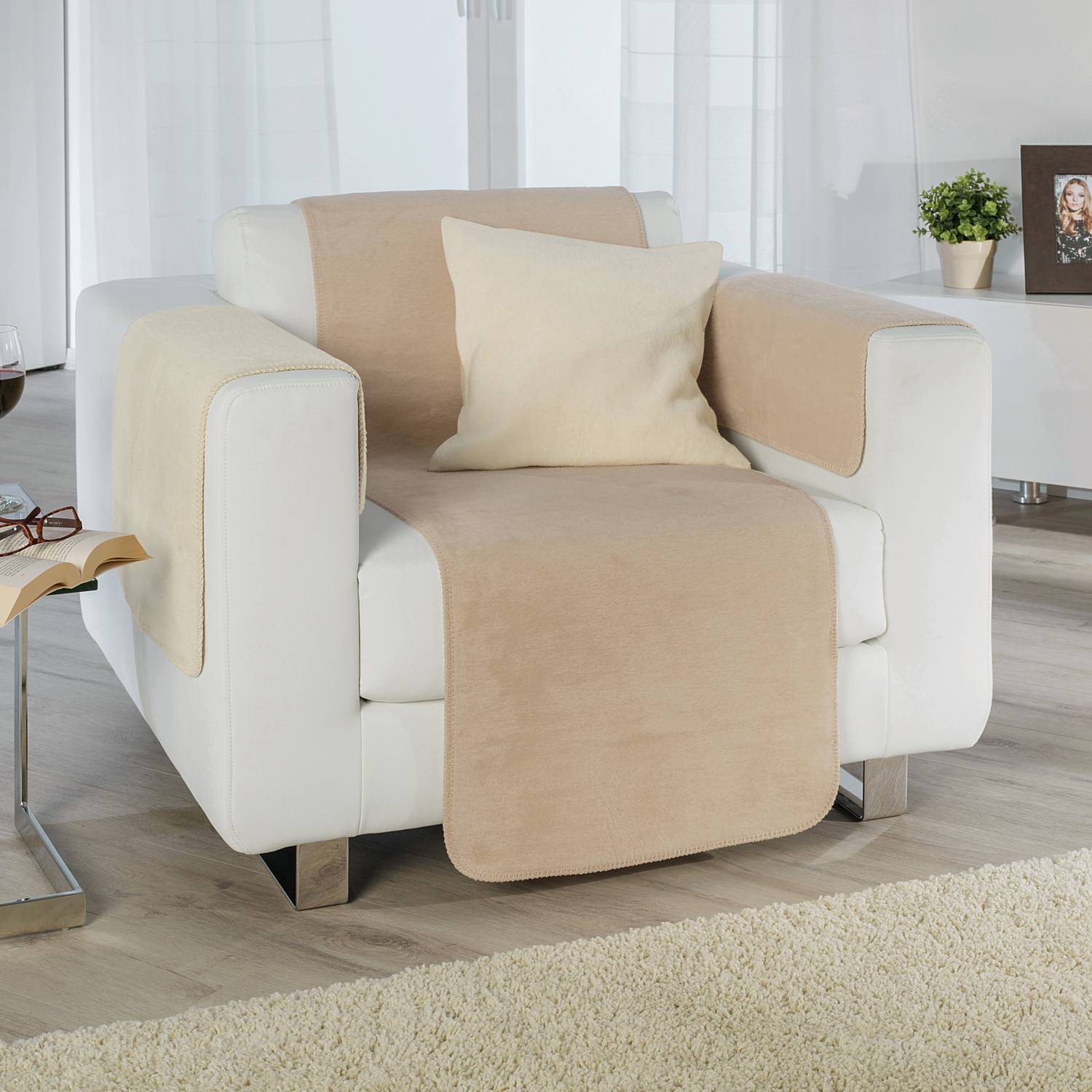 Erwin Müller Sessel- und Sofaschoner-Set 