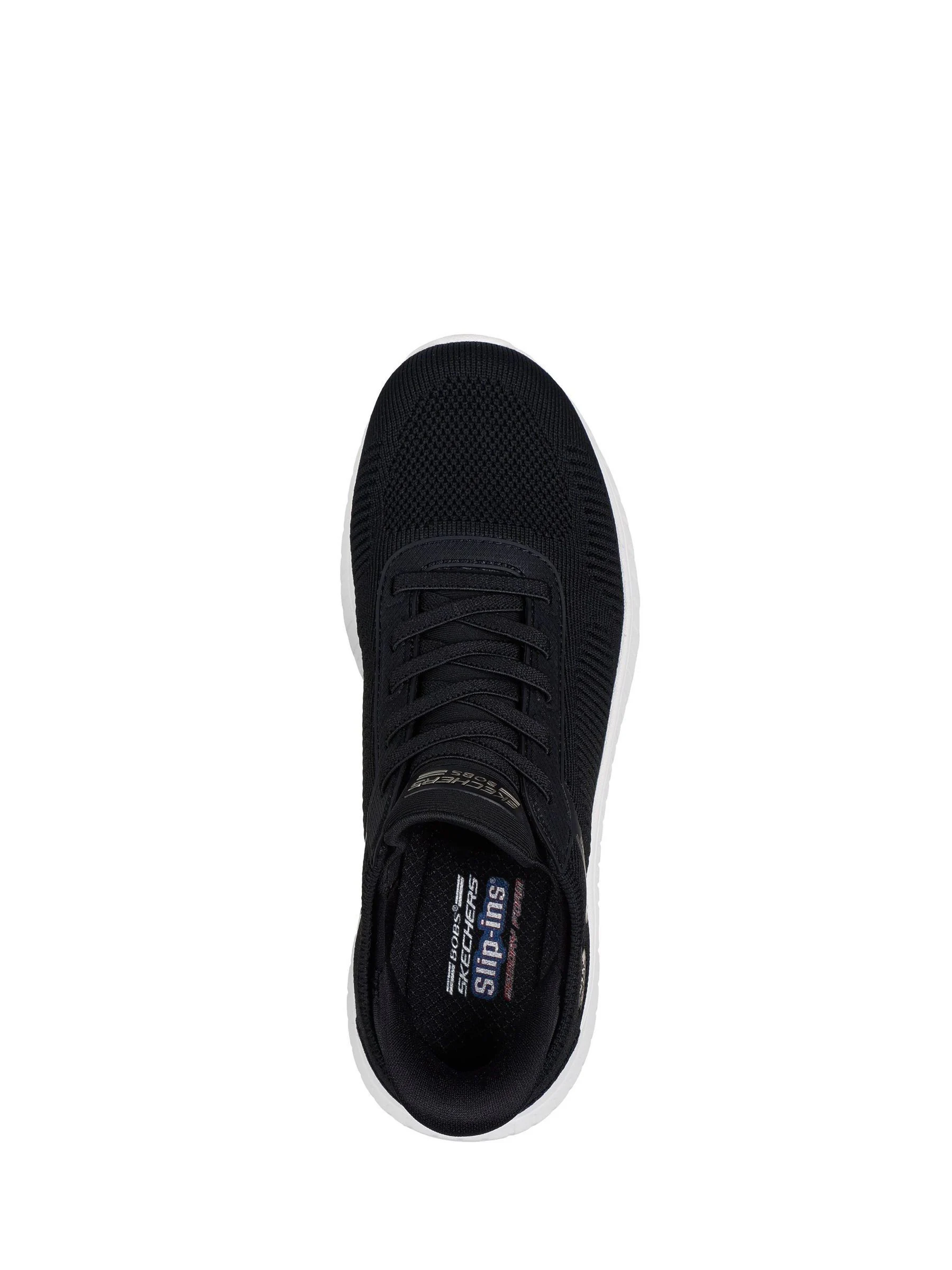 Zwart/wit - Skechers BOBS Sport Squad Chaos Slip In instapsneakers