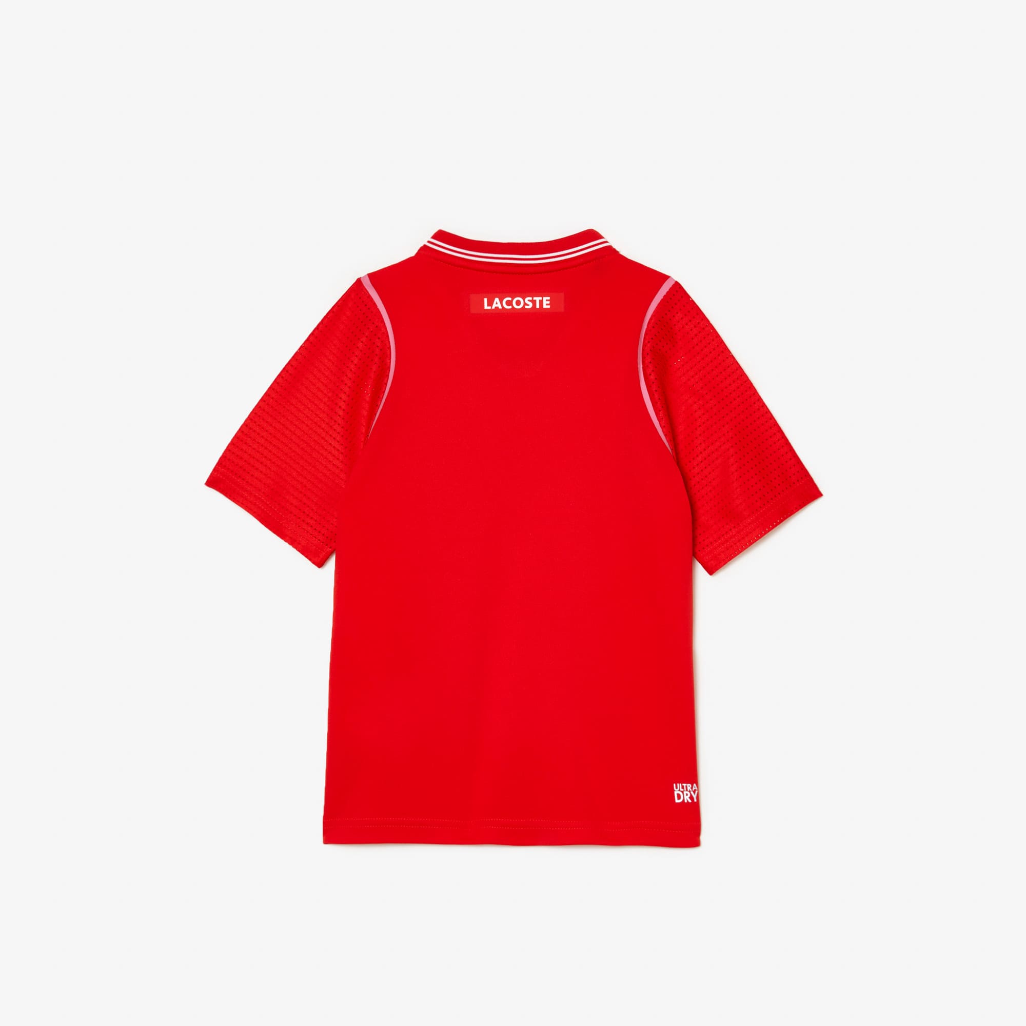 Polo garçon Lacoste Tennis x Daniil Medvedev ultra-dry Polos - Rouge - Lacoste - Garçon