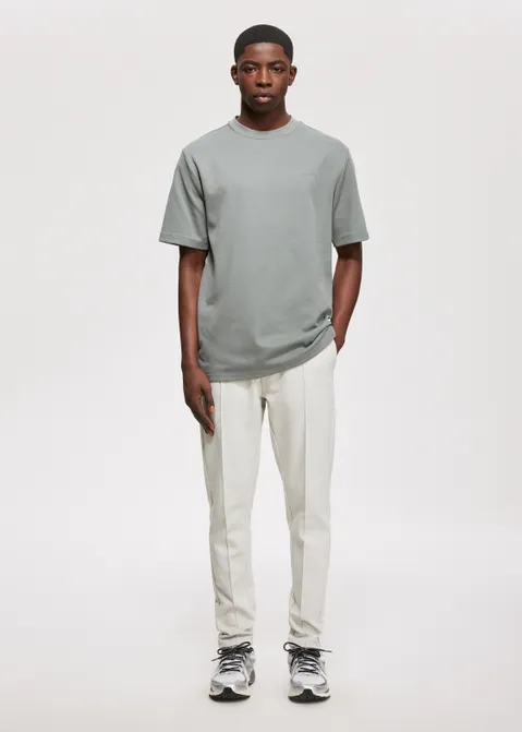 Pantalon met slim fit grijs (GRS.L)