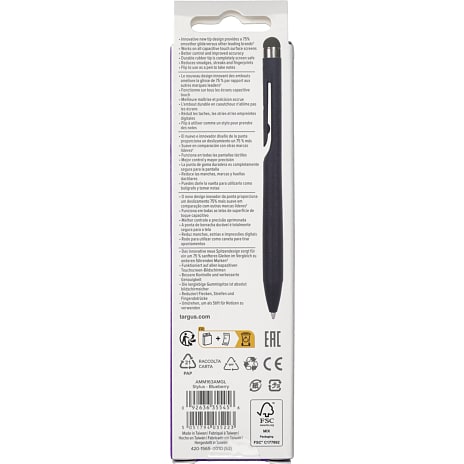 Targus anti mic 2-in-1 stylus pen - sort