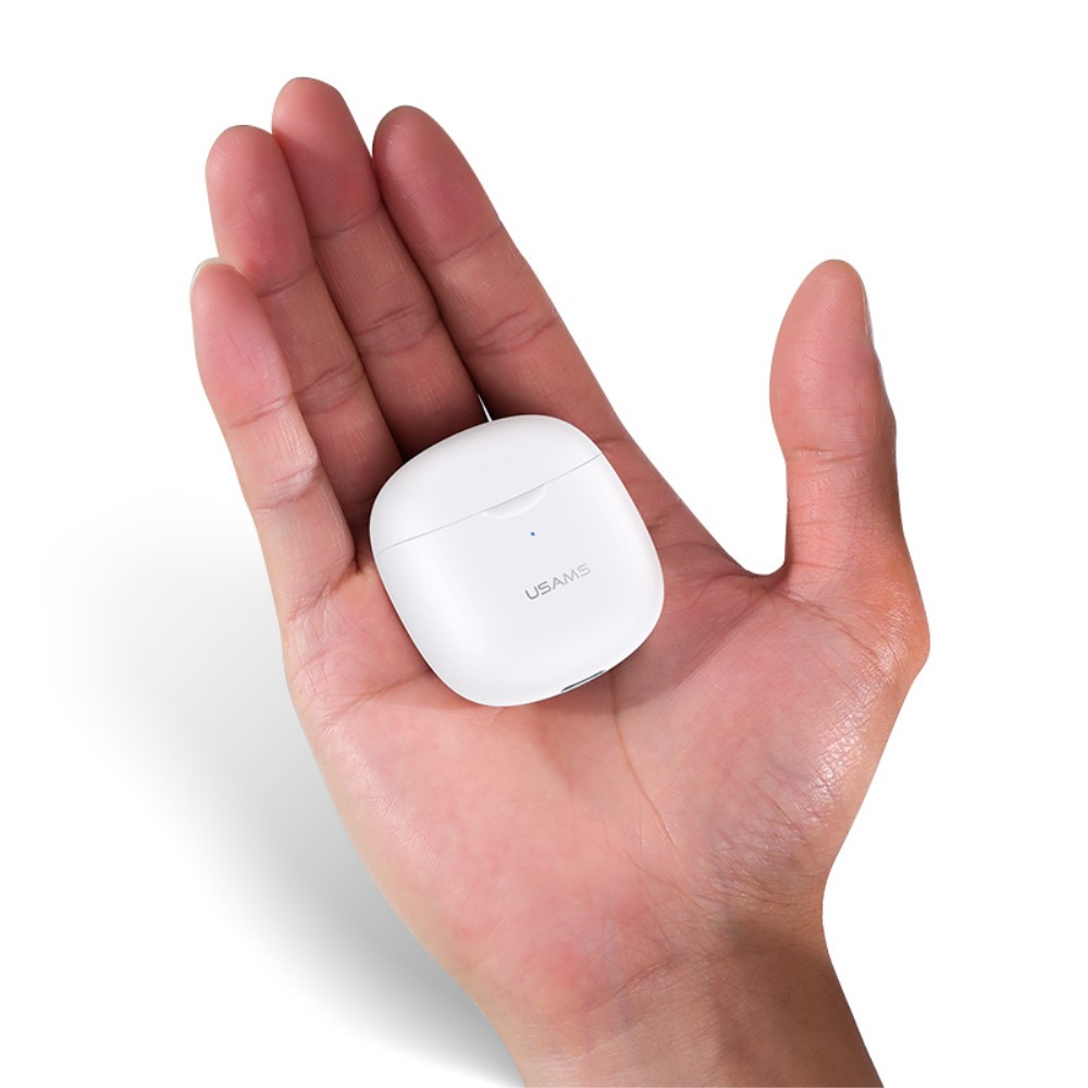 TWS Bluetooth 5.0 In-Ear Kopfhörer Headset   Lade Case (320mAh) - Weiss