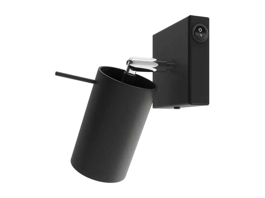 Sollux Lighting Ring Spot simple, noir, 1x GU10
