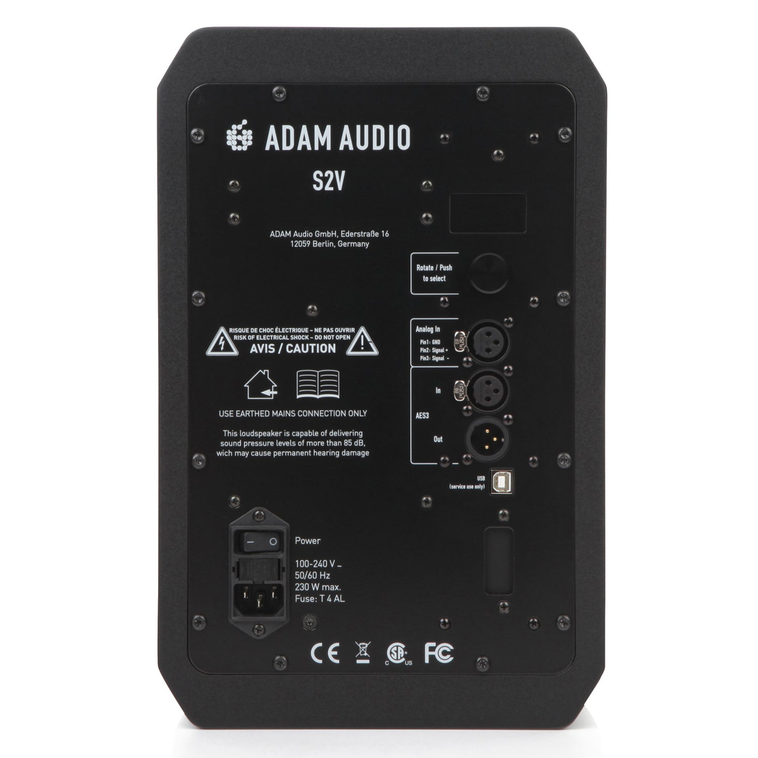 Adam S2V actieve studiomonitor (set van twee)