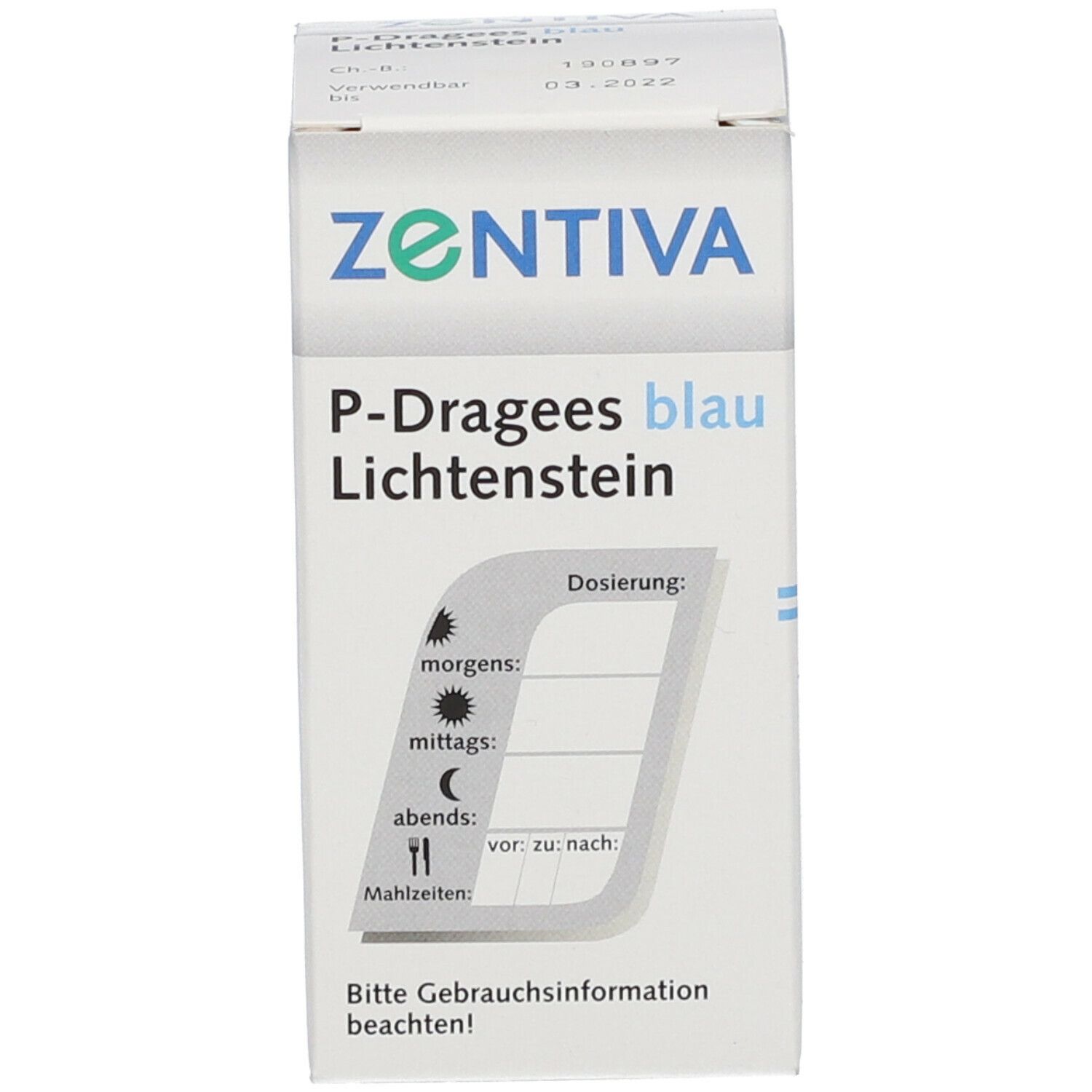 P-Dragees blau Lichtenstein