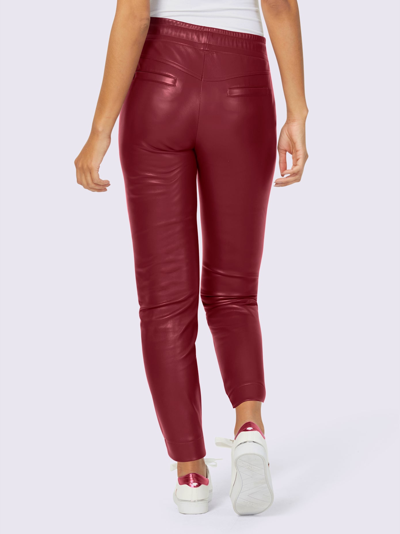 Pantalon en imitation cuir qualité lisse tendance