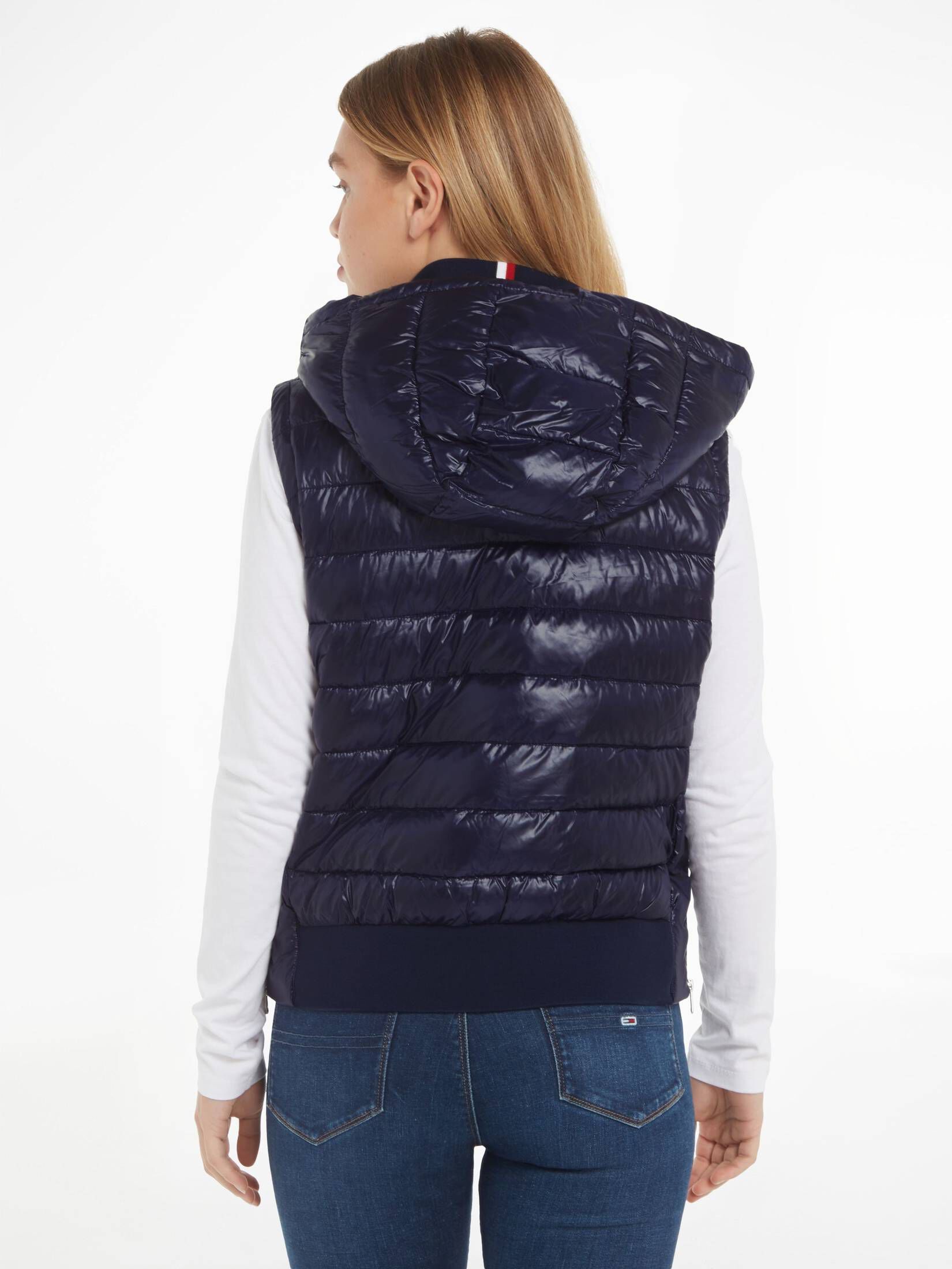 Tommy Hilfiger| Damen Steppweste SPORTY SORONA SIDE ZIP VEST