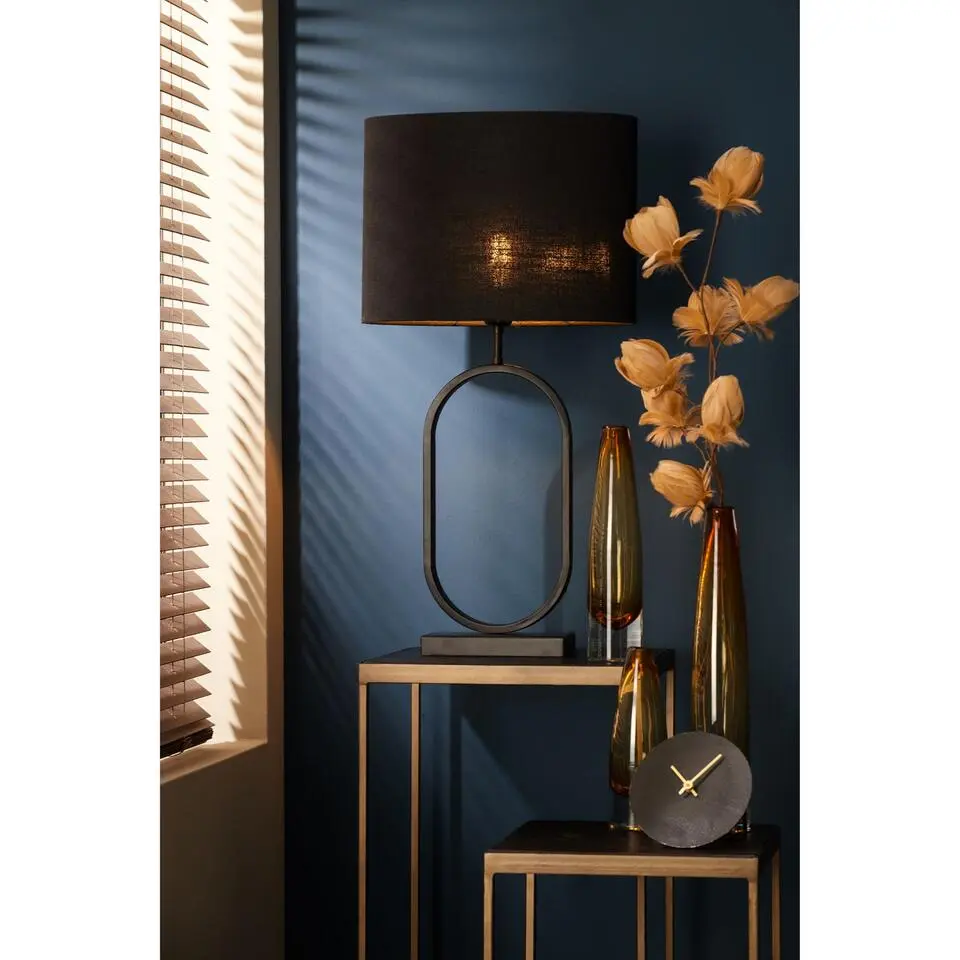 Lampvoet Jamiri - Zwart - 20x10x45cm