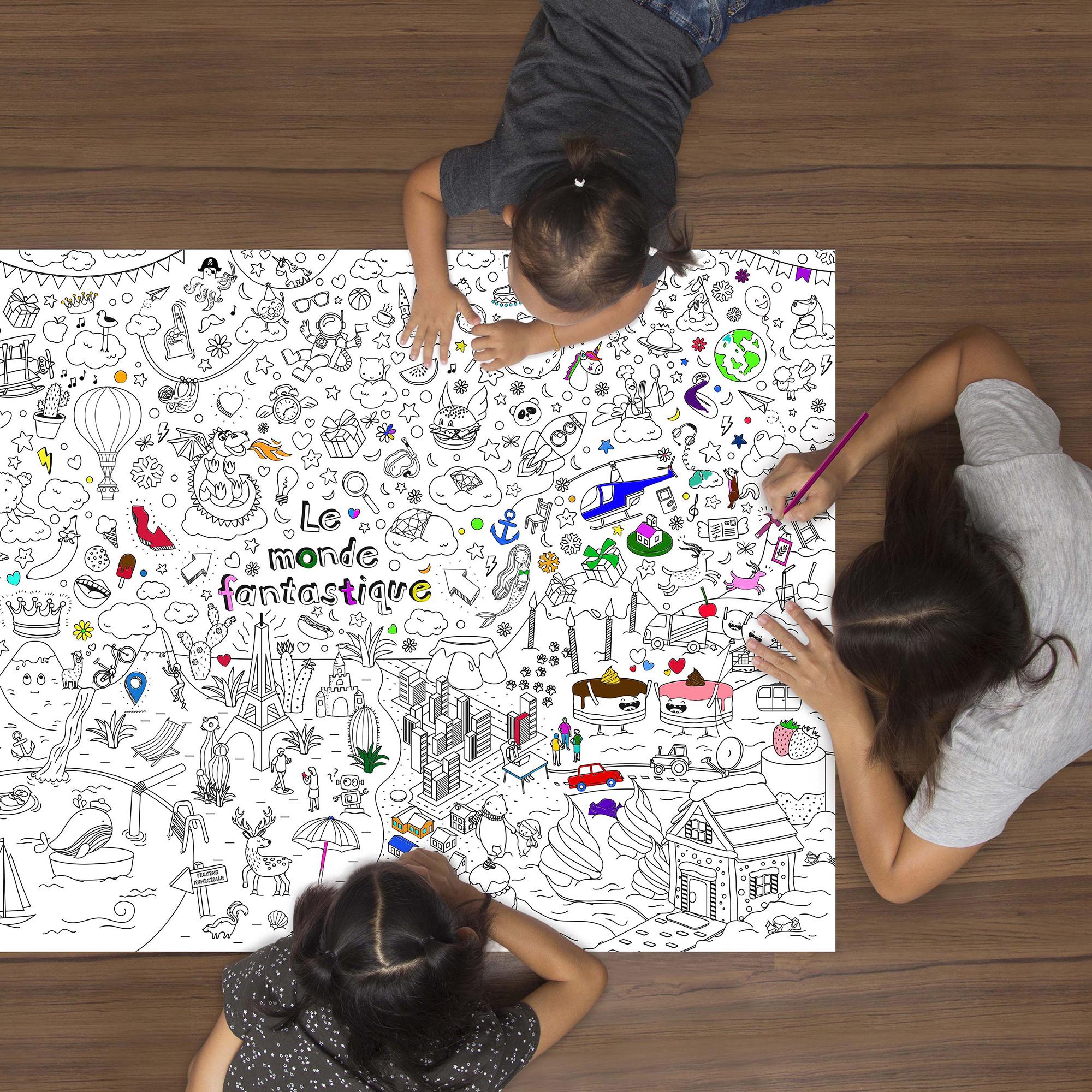 POSTER A COLORIER XXL 70X100CM