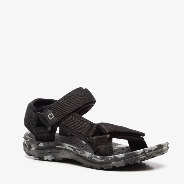 Blue Box jongens sandalen zwart met camouflage