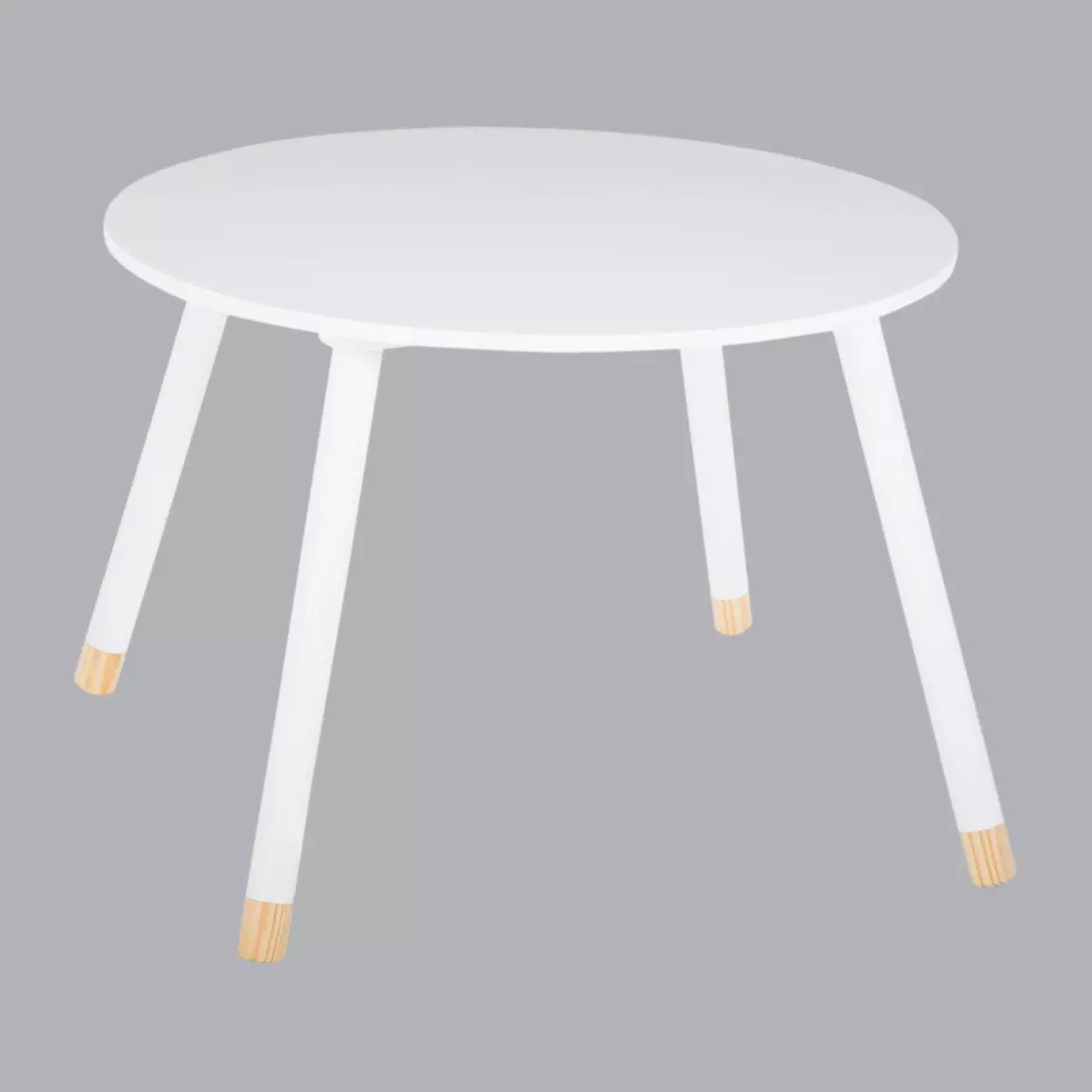 Table enfant bois (H43 cm) Douceur Blanche