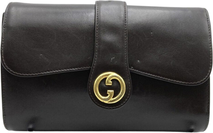 Gucci Vintage Gucci Clutch Black