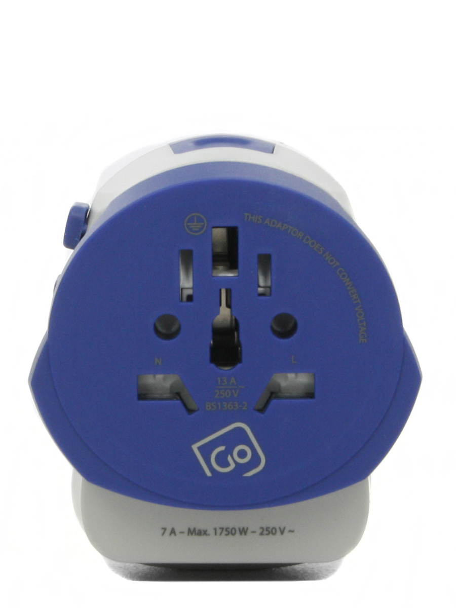 Adaptateur Go Travel Electrique Monde USB A + USB C
